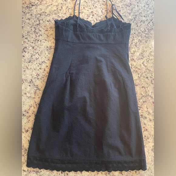 Women’s Y2K gap 100% cotton black dress size 4 - Picture 2 of 10